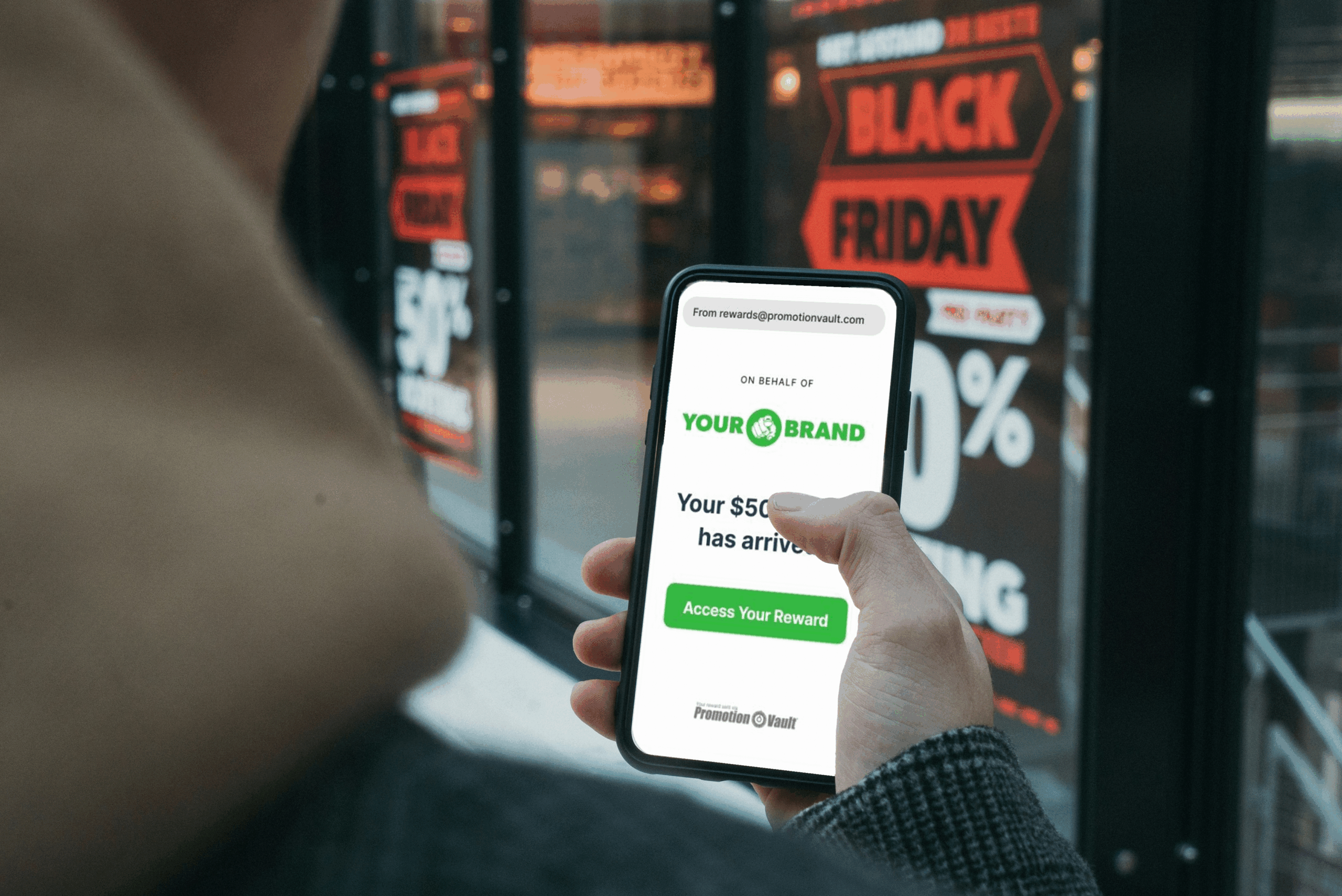 Using instant rewards — like the digital gift card rewards offered by Promotion Vault — can lead to serious sales bumps on Black Friday and Cyber Monday.